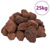 Sopečné kamene 25 kg červené 5-8 cm