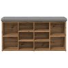 vidaXL Lavička na topánky Artisan Dub 102x32x50 cm Konštrukčné drevo