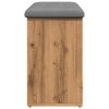 vidaXL Lavička na topánky Artisan Dub 102x32x50 cm Konštrukčné drevo