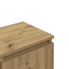 vidaXL TV skrinka Artisan Dub 102x30x36 cm Konštrukčné drevo