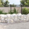 vidaXL Priehľadná plachta s okami 3x6 m Polyetylén