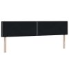vidaXL Box Spring Posteľ s matracmi Čierna 180x210 cm Zamat