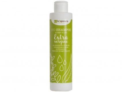 LaSAPONARIA Šampon s extra panenským olivovým olejem (200 ml) přírodní šampón