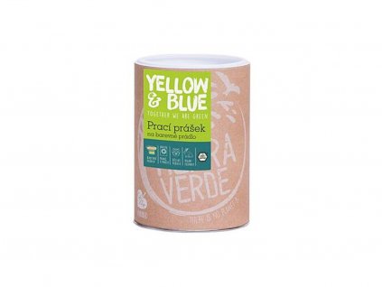 YELLOW & BLUE Prací prášek na barevné prádlo (dóza 850 g)