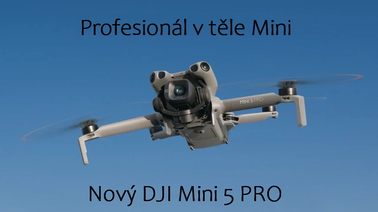 Nový DJI Mini 5 Pro