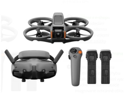 fpv dron dji avata 2 fly more combo three batteries