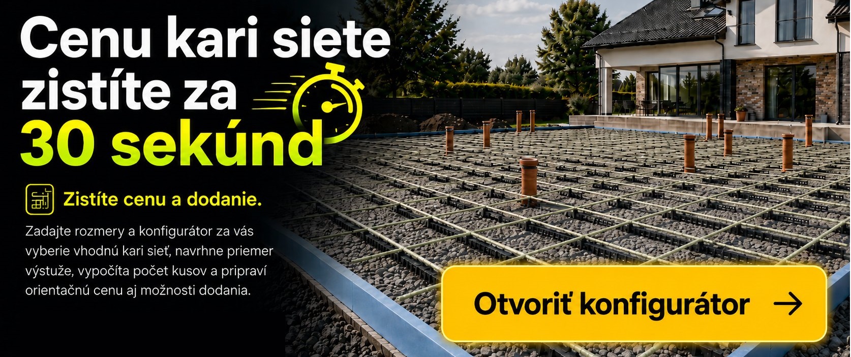 Konfigurator vystuže a karisieti