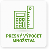 Presný výpočet množstva