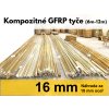 Roxor | Eko 16mm | KOMPOZITNÁ armovacia tyč GFRP FiberoX® |6m|