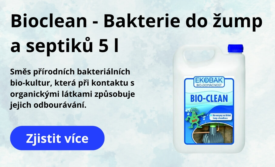 Bioclean - Bakterie do žump a septiků 5 l