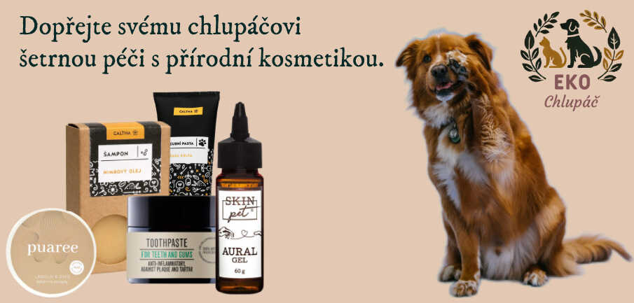 Přírodní kosmetika pro psy