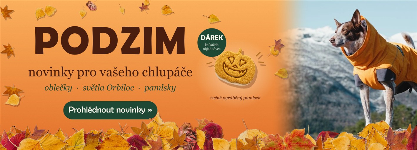 Podzimní novinky pro vašeho chlupáče a dárek ke každé objednávce