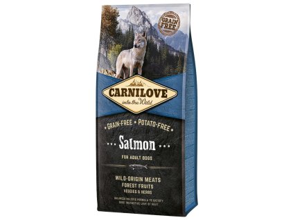 Superprémiové granule pro psy Carnilove Adult Kachna a Bažant 12 kg Carnilove Adult losos 12 kg