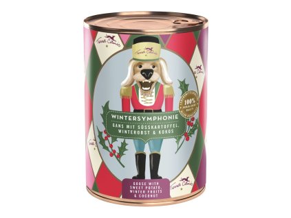 Terra Canis Vánoční konzerva Husa s batáty, ovocem a kokosem Winter Symphony 400 g