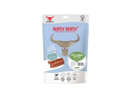 Dentální pamlsky pro psy Gently Dently The Buffalo jablko