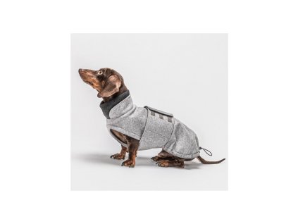 Kabát pro jezevčíky Cloud7 Brooklyn Flannel Grey