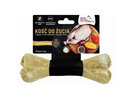 syta micha husi s kozim mlekem a probiotikem kost pro psa 13 5cm