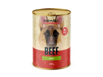 animALL hovězí konzerva pro psy 1200 g