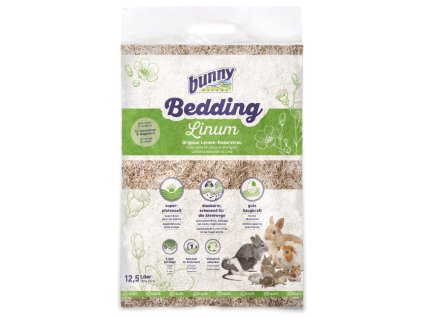 Bunny Nature Bedding linum přírodní podestýlka pro hlodavce 12,5 l