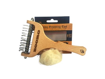 Zooro Long Grooming Toll Vyčesávač srsti pro psy a kočky 1