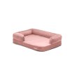 růžový designový ortopedický pelíšek pro psy lebeddie Útulna