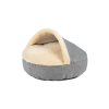 Luxusní kulatý pelech pro psy Bud Bed světle šedá