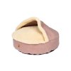 Luxusní kulatý pelíšek pro psy Bud Bed růžový