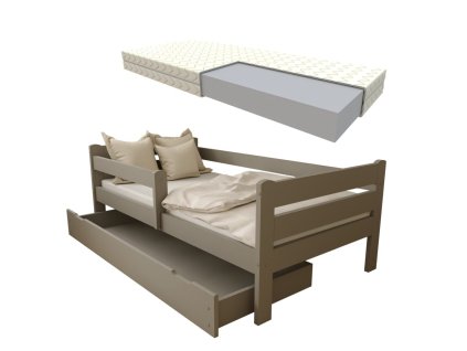 EDI NOWE Szare szuflada materac Miniaturka 1024x1024