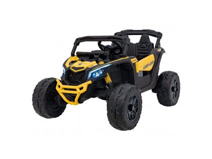 Elektrická bugina Can am DK CA003 Maverick žltá (3) 750x750