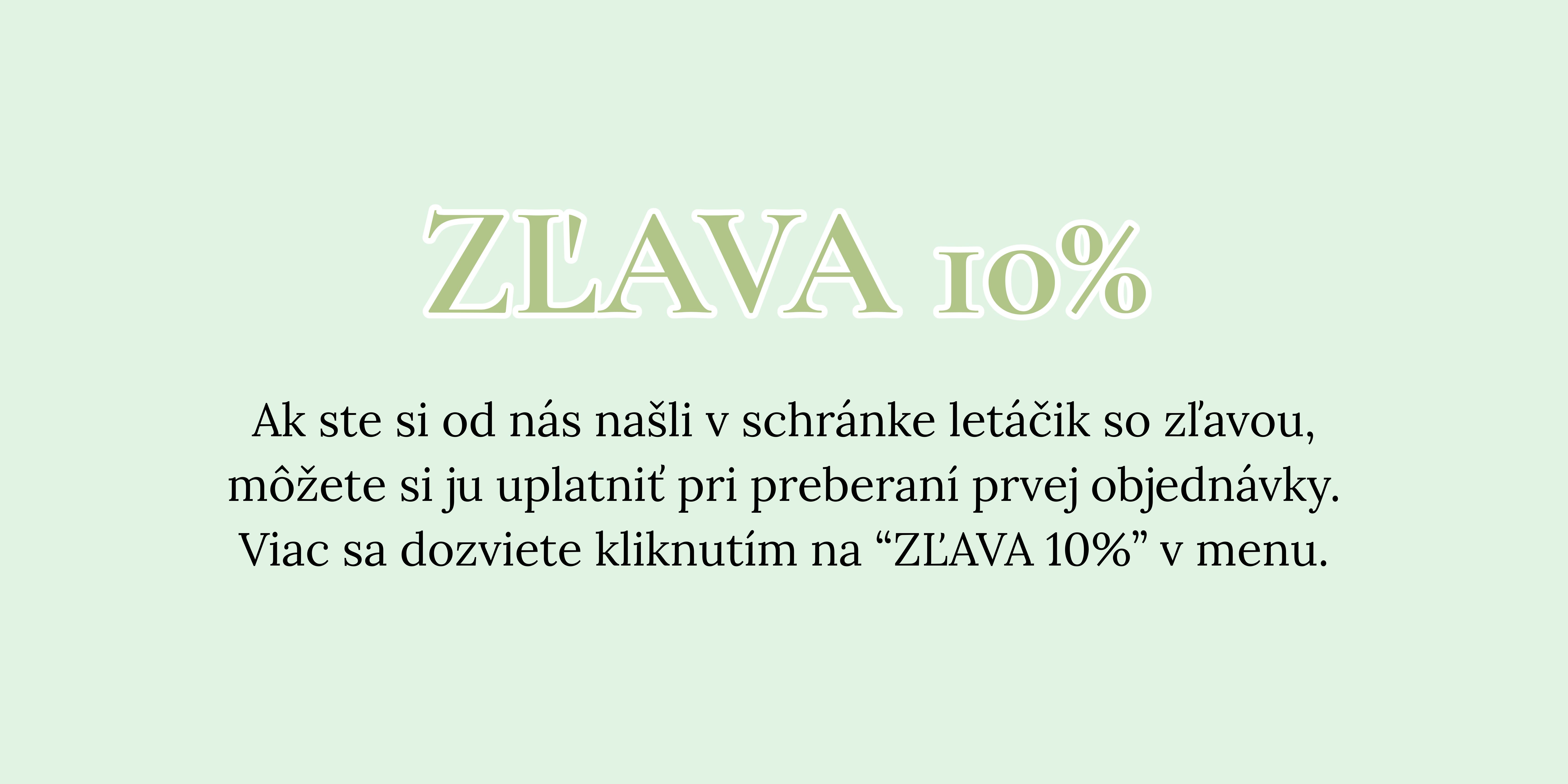 zľava 10%
