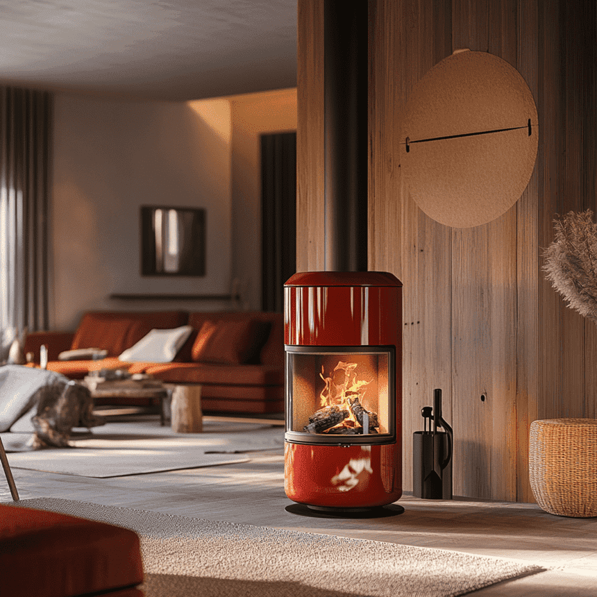 Krbová kamna s výměníkem