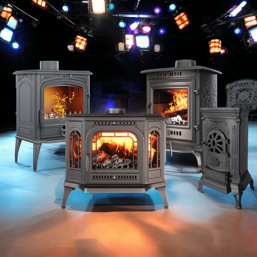 Litinová krbová kamna Kawmet