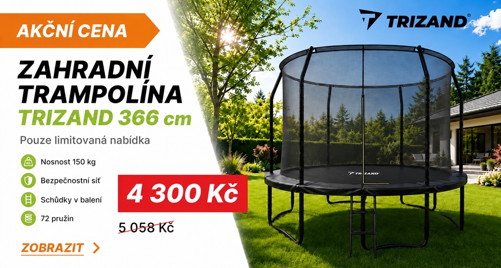Zahradní trampolína 366 cm