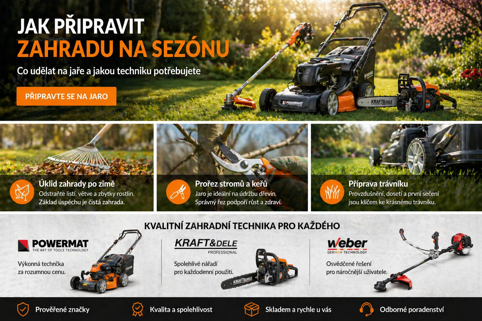 Jak připravit zahradu na sezónu