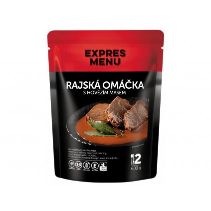 Expres Menu rajská omáčka s hovězím masem 2 porce 600g