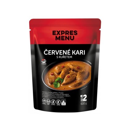 Expres Menu červené kari s kuřetem 2 porce 600g