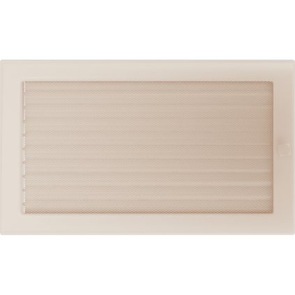 Krbová mřížka 22x37 BASIC krémová s žaluzií (VÝPRODEJ)