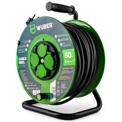 WUBER Prodlužovací kabel na bubnu 50M W10520