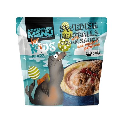 Adventure Menu švédské masové kuličky s krémovou omáčkou a bramborovou kaší 250g