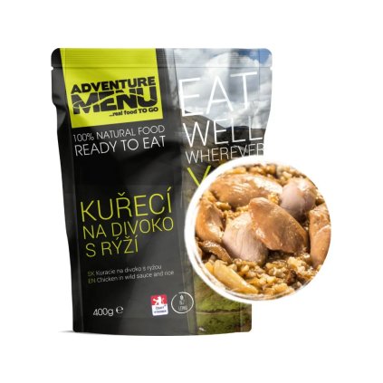 Adventure Menu kuřecí na divoko s rýží 400g