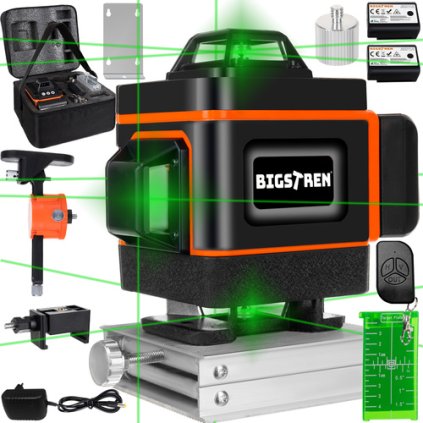 Bigstren 18763 4D Křížový nivelační laser 16 liniový
