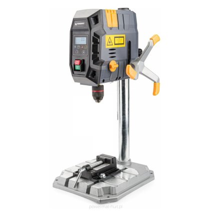 POWERMAT Stolní stojanová vrtačka 1000W svěrák+laser PM-WS-1000M