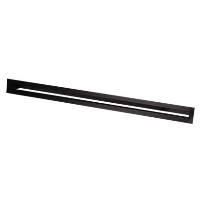 Nordflam krbová mřížka AERO 38x6cm - černá