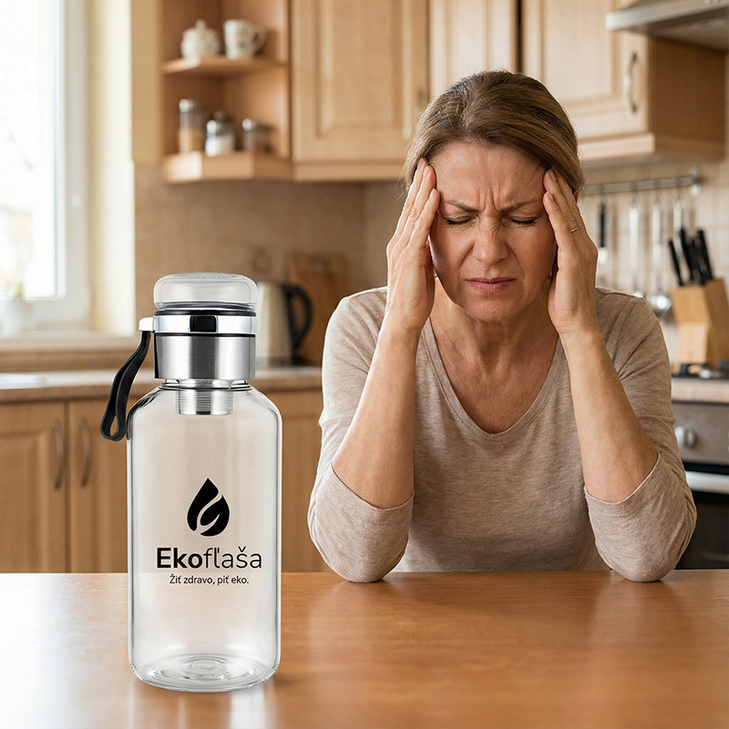 Bolí ťa hlava? Sprav si 60-sekundový test, či je to len dehydratácia