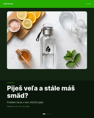 Dva litre denne a stále suché pery, únava, bolesť hlavy. Možno ti nechýba voda – chýbajú ti elektrolyty. Čo to je, prečo...