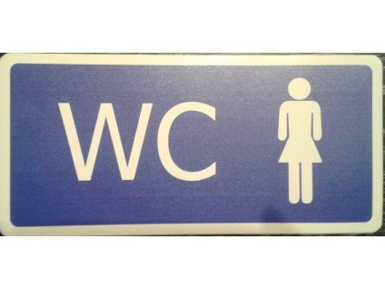 Tabulka - WC  ženy