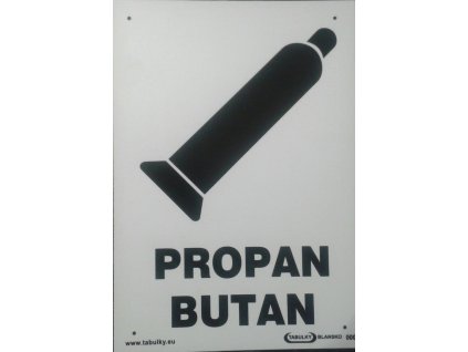 Tabulka - PROPAN BUTAN