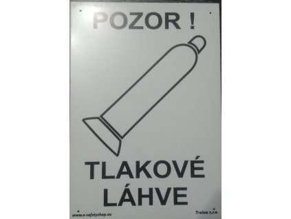 Tabulka - TLAKOVÉ LÁHVE - POZOR!