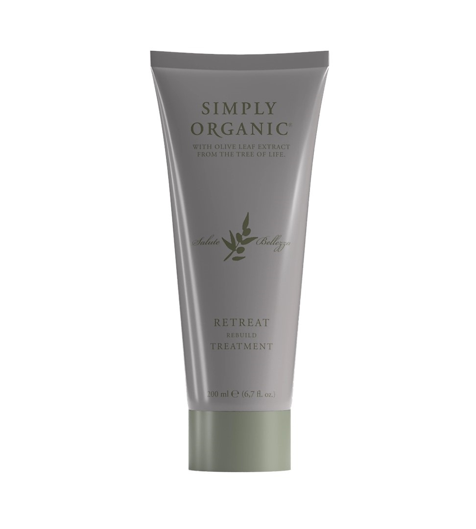Simply Organic Retreat Rebuild Treatment intenzivní anti-aging péče pro poškozené vlasy 200 ml
