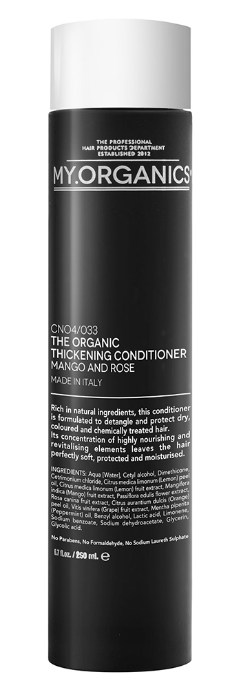 THE ORGANIC THICKENING CONDITIONER MANGO AND ROSE Objem: 250 ml